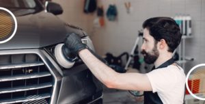 Car polishing with Machines